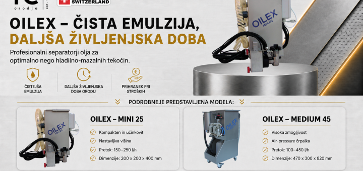 OILEX - Seperator olja, čistejša emulzija